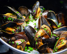 Les moules frites